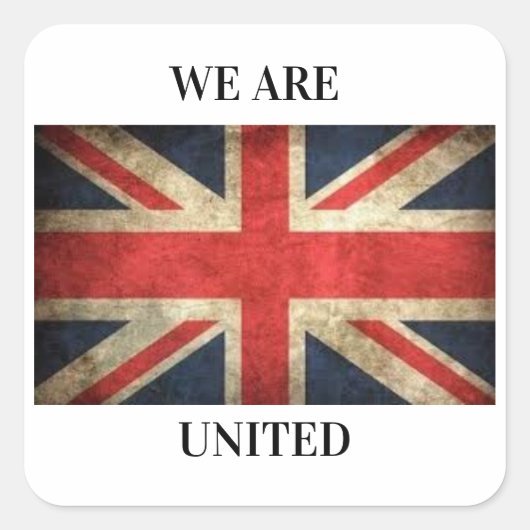 パトリオット英国ステッカー スクエアシール (正面)