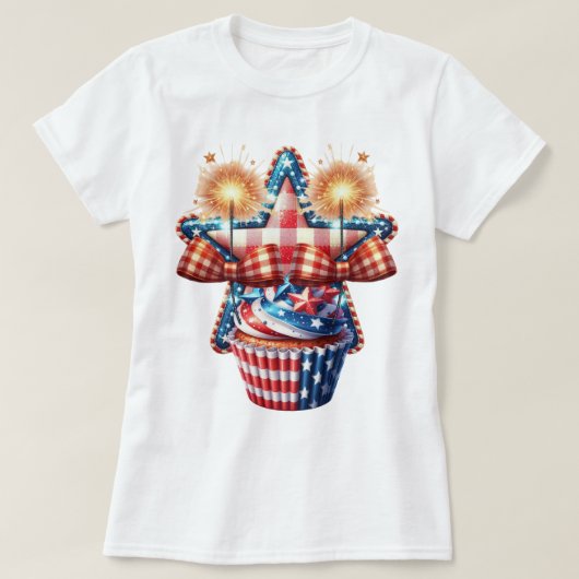パトリオット ギンガムアート Tシャツ (デザイン正面)