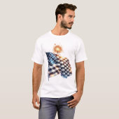 パトリオット ギンガムアート Tシャツ (正面フル)