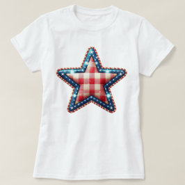 パトリオット ギンガムアート Tシャツ