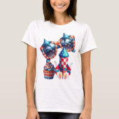 パトリオット ギンガムアート Tシャツ (正面)