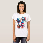 パトリオット ギンガムアート Tシャツ (正面フル)