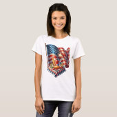 パトリオット ギンガムアート Tシャツ (正面フル)