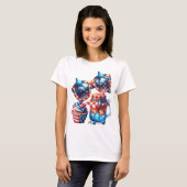 パトリオット ギンガムアート Tシャツ (正面フル)