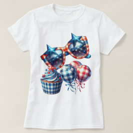パトリオット ギンガムアート Tシャツ