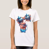パトリオット ギンガムアート Tシャツ (正面)