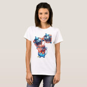 パトリオット ギンガムアート Tシャツ (正面フル)