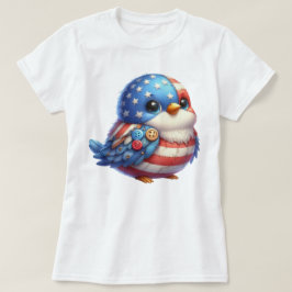 パトリオット・パッチワーク・アート Tシャツ