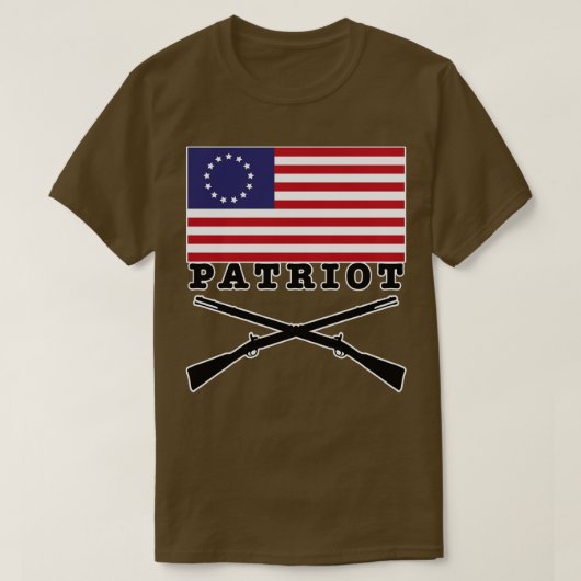 パトリオット(小プリント) Tシャツ (デザイン正面)