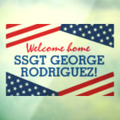 パトリオティックウェルカムホーム軍隊メンバー ウィンドウサイン (シート3)