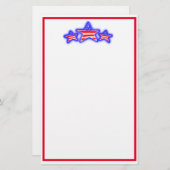 パトリオティックスターズステーショナリー紙 便箋 (正面/裏面)