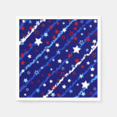 パトリオティックスターズ紙ナプキンス スタンダードカクテルナプキン (正面)