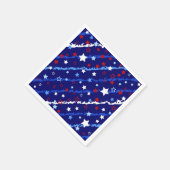 パトリオティックスターズ紙ナプキンス スタンダードカクテルナプキン (角)