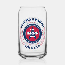 パトリオティックニューハンプシャータイポグラフィデザイン