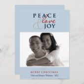 パトリオティックホリデーフォトカード シーズンカード (正面/裏面)