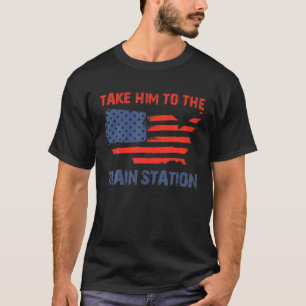 パトリオティックユーモアステーションヴィンテージオールドアメリカ Tシャツ