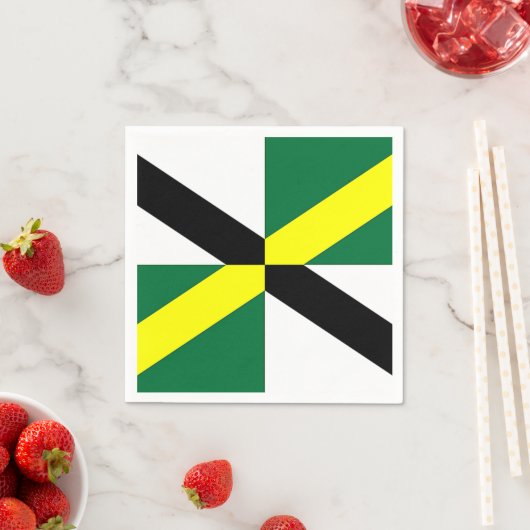 パトリオティック紙ナプキンとモントレー国旗 スタンダードカクテルナプキン (インサイチュ)