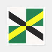 パトリオティック紙ナプキンとモントレー国旗 スタンダードカクテルナプキン (正面)