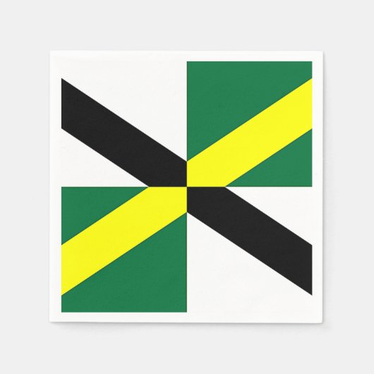 パトリオティック紙ナプキンとモントレー国旗 スタンダードカクテルナプキン (正面)