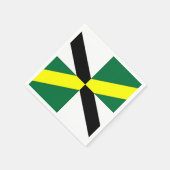 パトリオティック紙ナプキンとモントレー国旗 スタンダードカクテルナプキン (角)