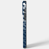 パトリオパーソナライズされたットのジャージー・アメリカンフットボール Case-Mate iPhoneケース (裏面 / 左)