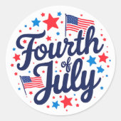 パトリオポップ・アートの! ラウンドシール (正面)