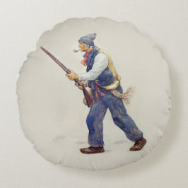 パトリオートケベックレベルオン1837年～1838アンリジュリアン ラウンドクッション