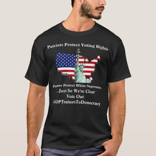 パトリオ保護ット投票Tシャツ Tシャツ (正面)