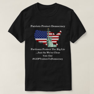 パトリオ保護ット・デモクラシーTシャツ Tシャツ