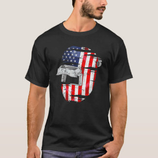 パトリオ溶接機のフラグ溶接マスクアパレル Tシャツ