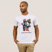 パトリオ遊スのピックボールUSA国旗 Tシャツ (正面フル)