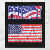 パトリオ ワインラベル (シングルラベル)