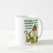 パトリキウスのおもしろいな日は冗談の緑のアイルランド人を蛇行させます コーヒーマグカップ (正面右)