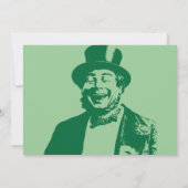 パトリキウスの日のパーティーのアイルランド人の招待状 招待状 (裏面)