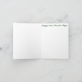 パトリキウスの日の挨拶 カード (内部)