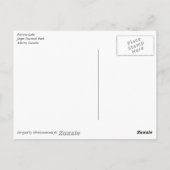 パトリシア湖国立公園ハガキ ポストカード (裏面)