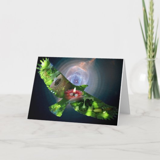 "パトリシアPearceによってあなたの翼"のnotecard広げて下さい カード (正面)