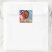 パトリスの来退職パーティーに感謝 スクエアシール (バッグ)