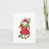 パトリックとデスティニーノートカーからのメリークリスマス ノートカード (正面)