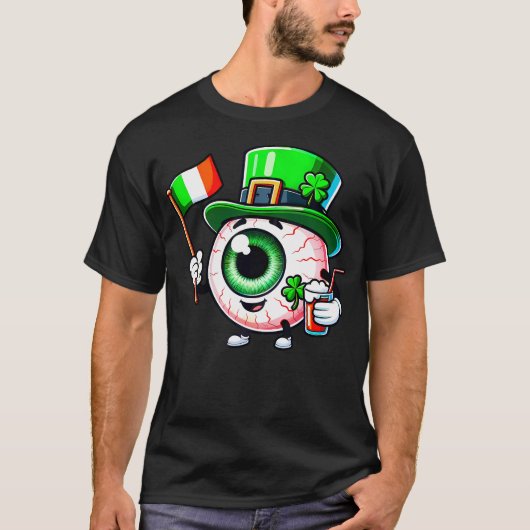 パトリックの日眼球シャーロック眼科医のEy Tシャツ (正面)