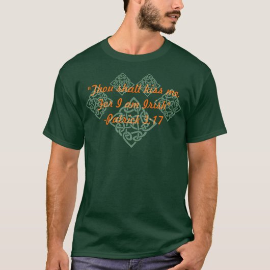 パトリックの3:17のワイシャツ Tシャツ (正面)