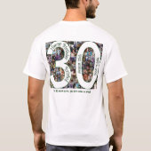 パトリックのBdayのTシャツ Tシャツ (裏面)
