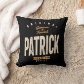 パトリックパーソナライズされたネームおもしろい- Patrick クッション (ブランケット)
