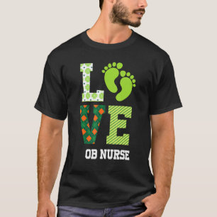 パトリック労働とデリバリーナースセントパトリックSデイ Tシャツ