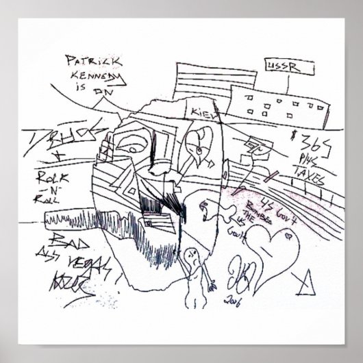 パトリック・ケネディプリント ポスター (正面)