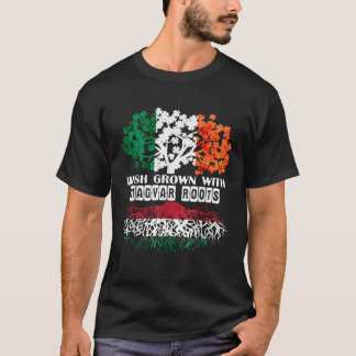 パトリック・デイ・アイルランド・ルート・マジャール・ハンガリー国旗 Tシャツ