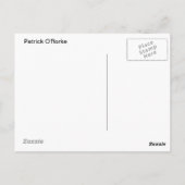 パトリック・パディ・オロルク ポストカード (裏面)