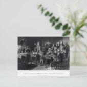 パトリック・ヘンリーはバージニア議会で演説した ポストカード (スタンド正面)