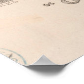 パトリック・ヘンリー・リバティまたはデス・スピーチイラストレーション ポスター (角)