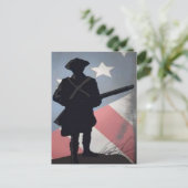 パトリック・ヘンリー・引用文2.0 ポストカード (スタンド正面)